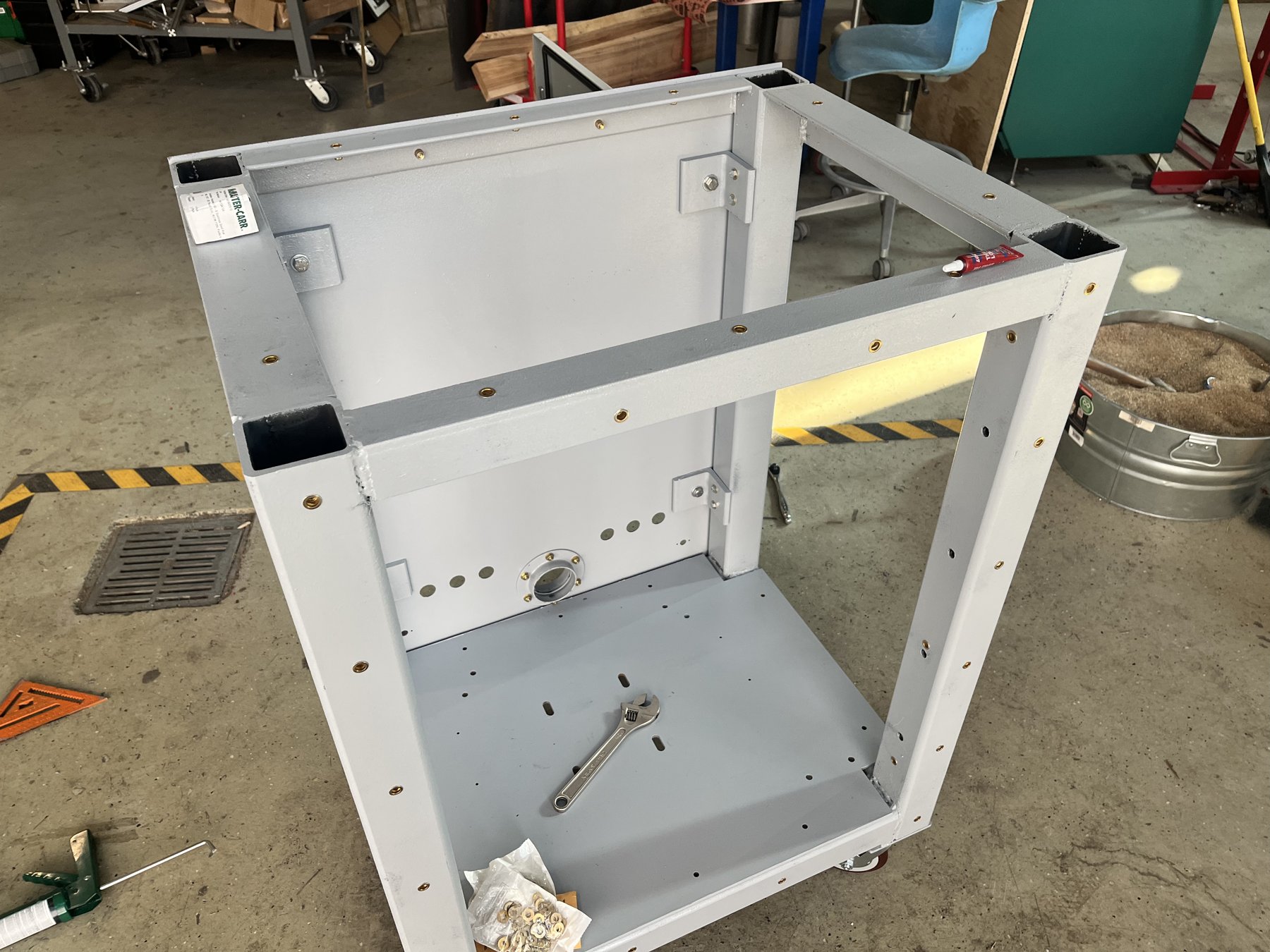 Assembled enclosure panels