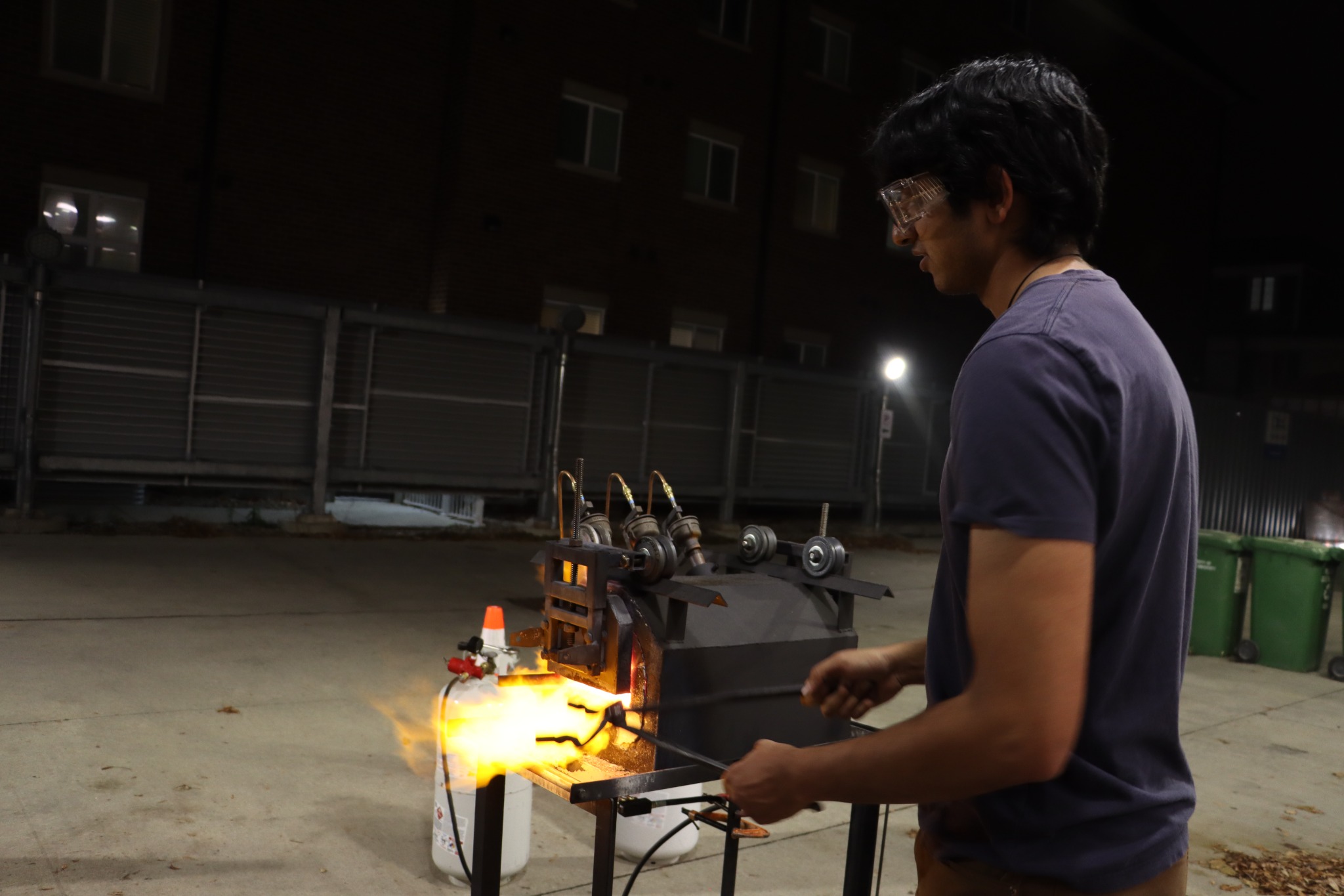 Using Forge Mk1 during a blacksmithing session