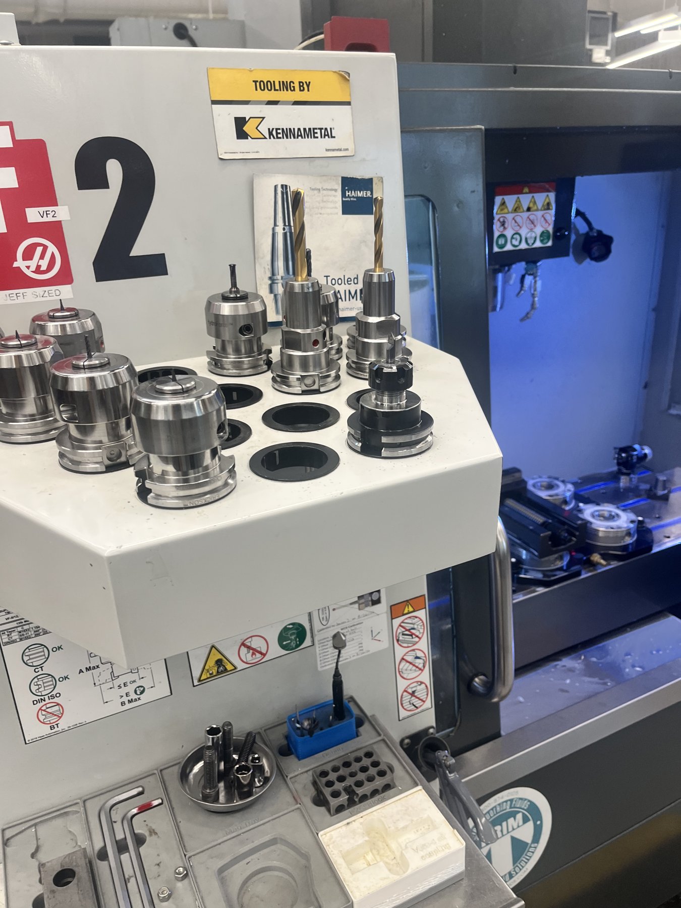 CNC tooling and machining setup