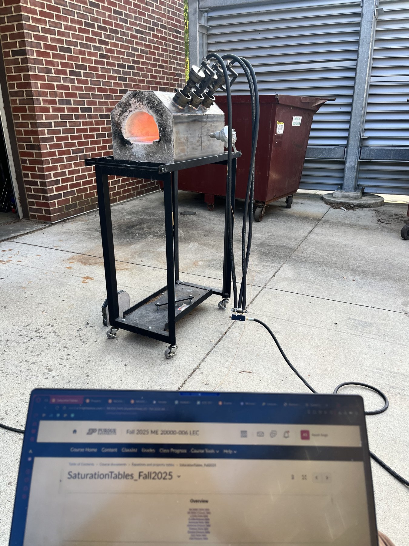 Forge Mk1 assembled outside the shop