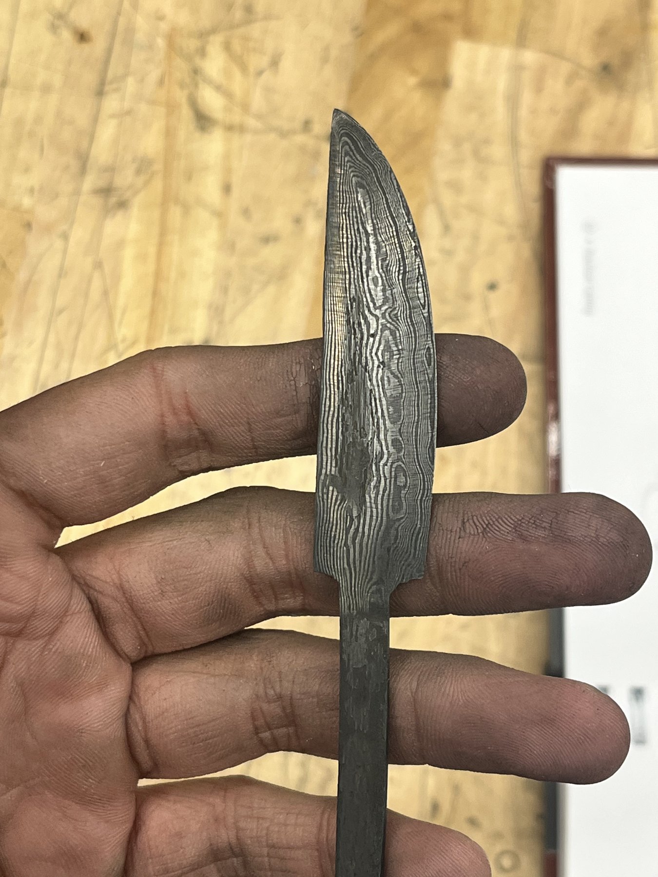 A 60-layer Damascus billet